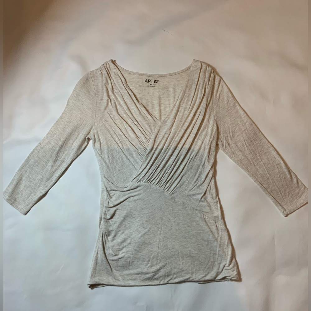 Apt. 9 Women's Light Gray Blouse
